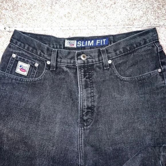 VTG Cruel Girl Slim Fit 15L Black Acid Wash, Y2K, High rise mom jeans 29" inseam - Picture 2 of 6